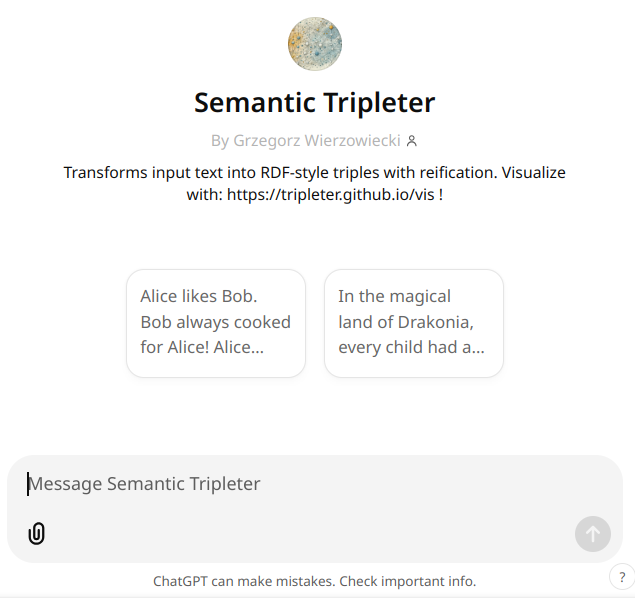Semantic Tripleter GPT